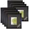 8 Pack: Black Square 8" x 10" Frame with Black Double Mat, Gallery by Studio Décor®